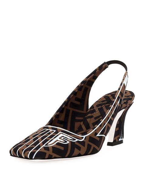 fendi slingback shoes